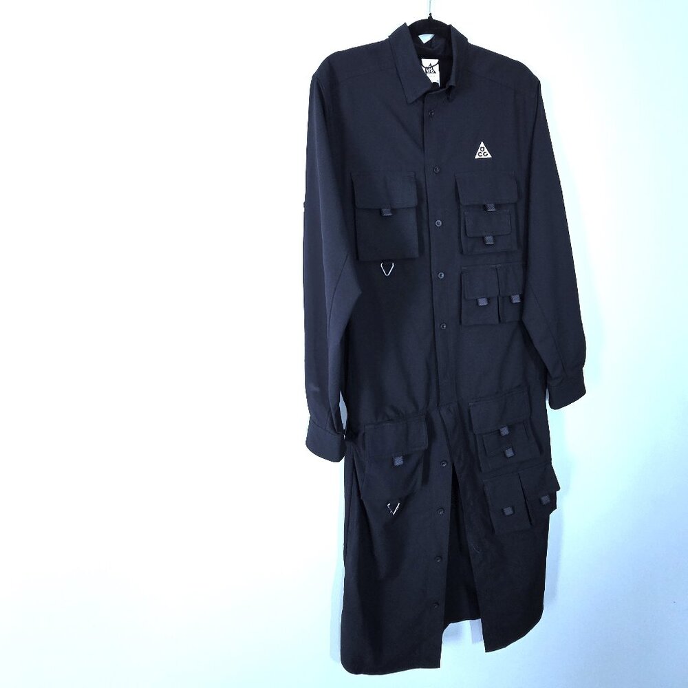 NWT Contrast High Xhibition FLT Dri-Fit Trench Coat Size S